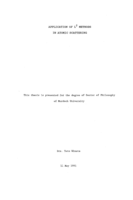 Application of L2 methods in atomic scattering