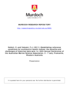 Establishing reference conditions for multimetric health indices: the benefits and challenges of historical data sets