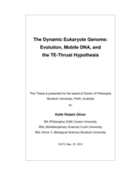The dynamic Eukaryote Genome: Evolution, mobile DNA, and the TE-Thrust hypothesis