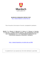 System quality, user satisfaction and end user development