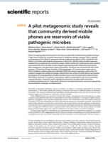 A pilot metagenomic study reveals that community derived mobile phones are reservoirs of viable pathogenic microbes