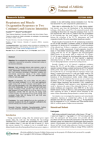 Respiratory and muscle oxygenation responses to two constant-load exercise intensities