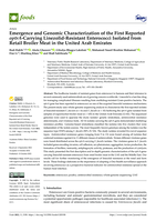 Emergence and genomic characterization of the first reported optrA-carrying linezolid-resistant enterococci isolated from retail broiler meat in the United Arab Emirates