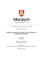 Current metabolomic strategies for the discovery of biomarkers for fatigue