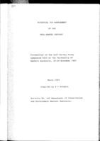 Peel Harvey Estuary: Fish and the fishery