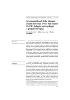 Resti umani fossili delle alluvioni recenti rinvenuti presso San Daniele Po (CR): Indagine antropologica e geopaleontologica