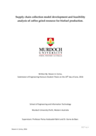 Supply chain collection model development and feasibility analysis of coffee grind resource for biofuel production