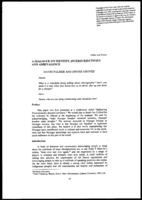 A dialogue on identity, intersubjectivity and ambivalence