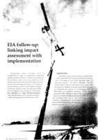 EIA follow-up - linking impact assessment with implementation