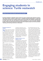 Engaging students in science: Turtle nestwatch