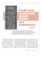 Youth Work, Aboriginal Young People and Ambivalence