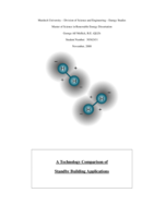 A technology comparison of standby building applications