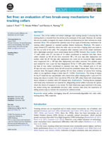 Set free: an evaluation of two break-away mechanisms for tracking collars