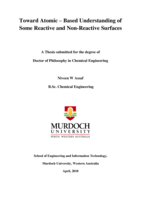 Toward atomic-based understanding of some reactive and non-reactive surfaces