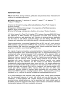 Side effects, dosing schedules, pill burden and perceived stress: Interaction and influence on medication adherence