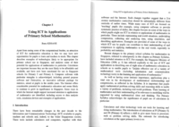 Using ICT in applications of primary school mathematics
