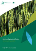 Integrated disease management options to control rhizoctonia bare-patch in cereals. In Northern Agricultural Region: Trial and demo reports 2013