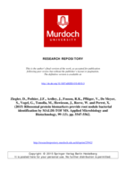 Ribosomal protein biomarkers provide root nodule bacterial identification by MALDI-TOF MS