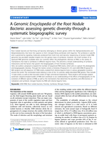 A Genomic Encyclopedia of the Root Nodule Bacteria: assessing genetic diversity through a systematic biogeographic survey