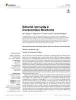 Editorial: Immunity in compromised newborns