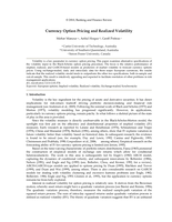 Currency option pricing and realized volatility