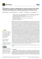 Quantitative trait loci mapping for vigour and survival traits of barley seedlings after germinating under salinity stress