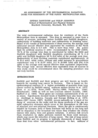 An Assessment of the environmental radiation dose for residents of the Perth Metropolitan Area