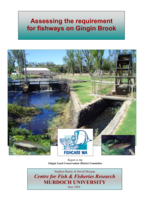 Assessing the requirement for fishways on Gingin Brook