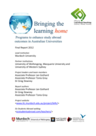 Bringing the learning home: Programs to enhance study abroad outcomes in Australian Universities