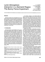 Land-atmosphere interaction in a semiarid region: the bunny fence experiment