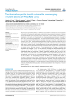 The Australian public is still vulnerable to emerging virulent strains of West Nile virus
