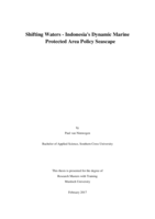 Shifting waters - Indonesia's dynamic marine protected area policy seascape