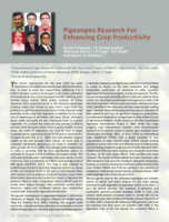 Pigeonpea research for enhancing crop productivity