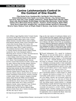 Canine Leishmaniasis control in the context of one health