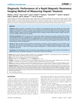 Diagnostic performance of a rapid magnetic resonance imaging method of measuring hepatic steatosis