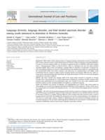 Language diversity, language disorder, and fetal alcohol spectrum disorder among youth sentenced to detention in Western Australia