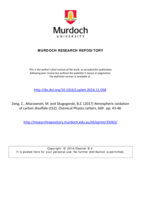 Atmospheric oxidation of carbon disulfide (CS2)