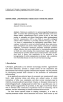 Mindscapes and Internet mediated communication