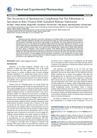 The occurrence of spontaneous lymphomas but not adenomas or sarcomas in rats treated with sustained release naltrexone