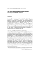 The theory of planned behaviour as a model of reasoning about fertility decisions