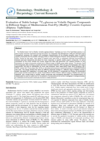 Evaluation of stable isotope 13C6-glucose on volatile organic compounds in different stages of Mediterranean fruit fly (Medfly) Ceratitis capitata (Diptera: Tephritidae)
