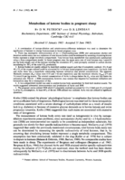 Metabolism of ketone bodies in pregnant sheep