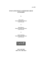 Innovation policy in resource – rich economies