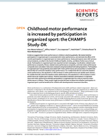 Childhood motor performance is increased by participation in organized sport: the CHAMPS Study-DK