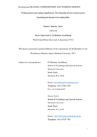 Working memory and reading comprehension: The relationship between central executive functioning and discourse-level reading ability