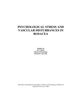 Psychological stress and vascular disturbances in Rosacea