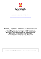Econometric modelling of antitrust environment and patent activity