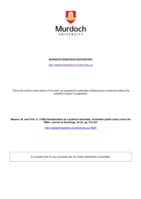 Neoliberalism as a political rationality: Australian public policy since the 1980s