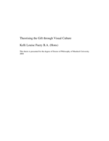 Theorising the gift through visual culture