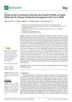 Study on the correlation between the protein profile of lupin milk and its cheese production compared with cow’s milk